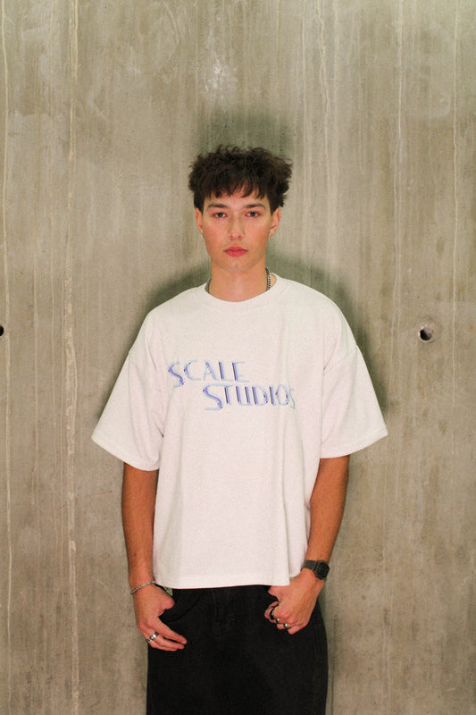 BLUE CHROME TEE