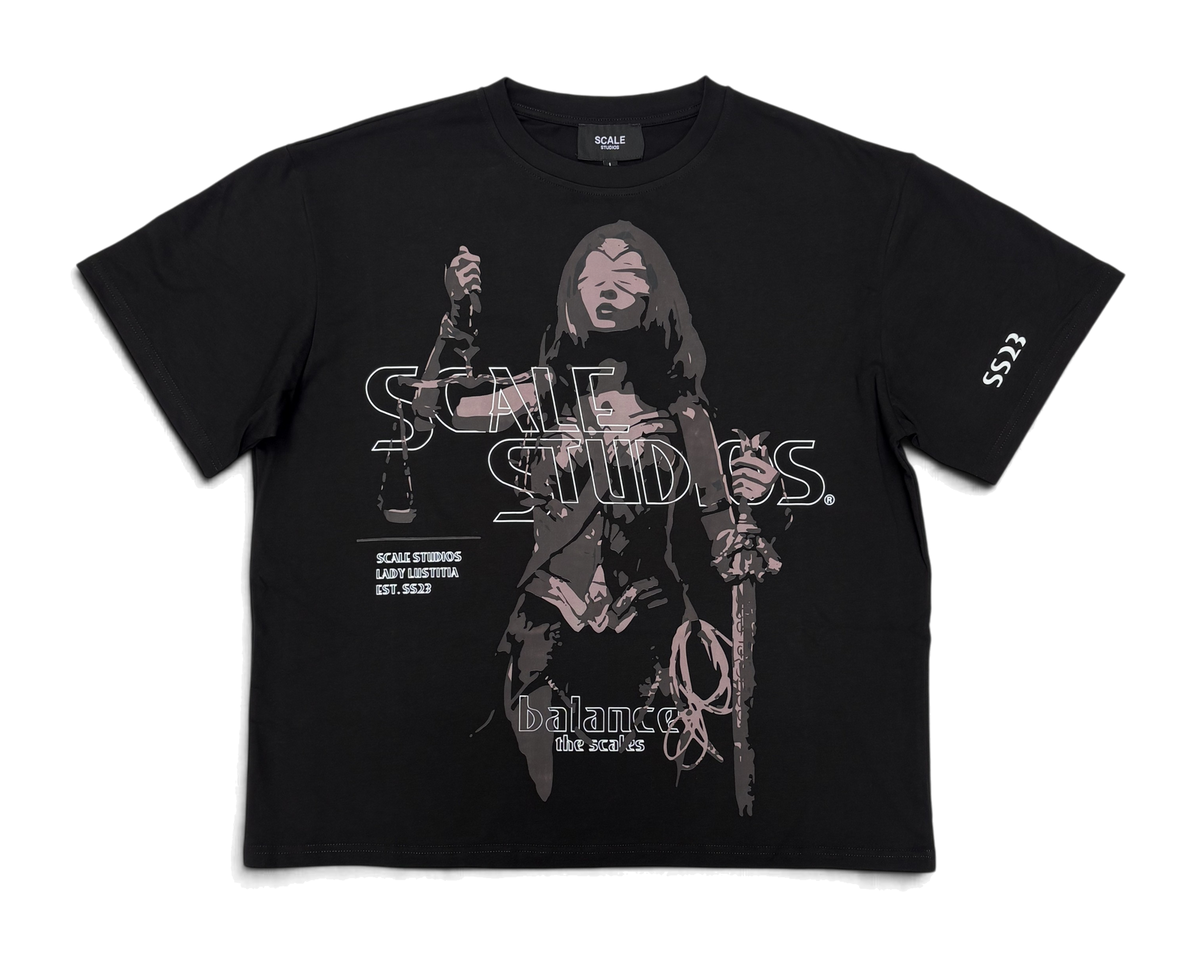 LADY LUSTICIA TEE [BLACK]